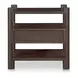 Devin Brown Leather Upholstered Canopy Bedroom Set