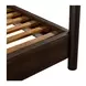Devin Brown Leather King Upholstered Canopy Bed