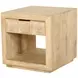 Laguna Bleached Natural Rectangular End Table