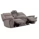 Colton Branson Tweed Zero Gravity Triple Power Reclining Living Room Set with LED and USB Charging