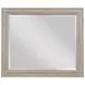 Cambric Breve 7 Drawer Miriam Dresser with Rectangular Landscape Mirror