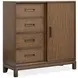 Ridgefield Russet 4 Drawer Door Chest