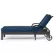 Monterey Spectrum Indigo 78" Outdoor Chaise Lounge with Self Welt