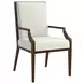 Eave Cream Upholstered Arm Chair Set of 2