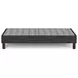 Nectar Upholstered Frame Gray Full Platform Bed