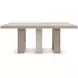 Unity Sun Drenched Oak 96" Extendable Rectangular Dining Table