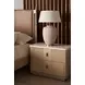 Rhythm Sun Drenched Oak and Lucent Bronze Upholstered King Platform Bed