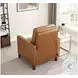 Arden Cognac Leather Zero Gravity Power Recliner with Power Headrest and USB Charging