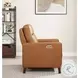 Arden Cognac Leather Zero Gravity Power Recliner with Power Headrest and USB Charging