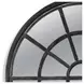 Berwyn Dark Brown Arched Floor Mirror