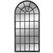 Berwyn Dark Brown Arched Floor Mirror