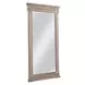 Ione Distressed Gray Rectangular Floor Mirror