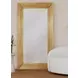 Queenie Gold Rectangular Floor Mirror