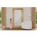 Queenie Gold Rectangular Floor Mirror