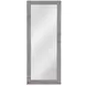Newton Bone and Black Rectangular Floor Mirror
