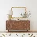Rider Wood Frame Rectangular Wall Mirror