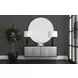 Eltham Ant Gold Round Wall Mirror