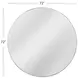 Eltham Silver Round Wall Mirror