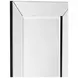 Perry Black and Clear Rectangular Wall Mirror