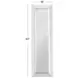Perry Black and Clear Rectangular Wall Mirror