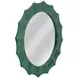 Altair Rich Green Round Wall Mirror