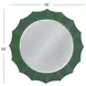Altair Rich Green Round Wall Mirror
