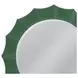 Altair Rich Green Round Wall Mirror