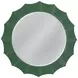 Altair Rich Green Round Wall Mirror