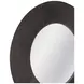 Karolina Matte Black Round Wall Mirror