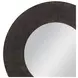 Karolina Matte Black Round Wall Mirror