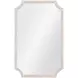 Hendrix Distressed White Rectangular Wall Mirror