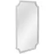 Hendrix Distressed White Rectangular Wall Mirror