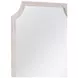 Hendrix Distressed White Rectangular Wall Mirror