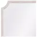 Hendrix Distressed White Rectangular Wall Mirror