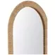 Jaleene Warm Natural Tan Arched Floor Mirror