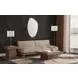Margot Warm Gold Bronze Free Form Wall Mirror