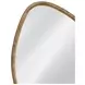 Margot Warm Gold Bronze Free Form Wall Mirror