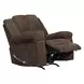 Bronco Plush Umber Rocker Recliner