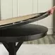 Rylie Black 48" Round Game Top Dining Table with Storage