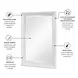 Riviera Blanc Rectangular Dresser Mirror