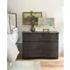 Parkside Obsidian 3 Drawer Serpentine Chest with USB Charging