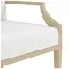 Eave Sundrenched Oak and White Upholstered Arm Chair