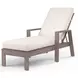 Laguna Canvas Natural 77" Outdoor Chaise Lounge