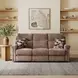 Madison Mink 88" Zero Gravity Triple Power Reclining Sofa with Heat Massage