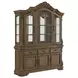 Denali Walnut 5 Door Server and Hutch with LED