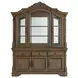 Denali Walnut 5 Door Server and Hutch with LED