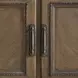 Denali Walnut 5 Door Server and Hutch with LED