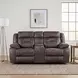 Madrona Dark Brown 75" Double Reclining Loveseat