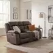 Madrona Dark Brown 75" Double Reclining Loveseat