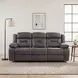 Madrona Hill Gray 85" Double Reclining Sofa